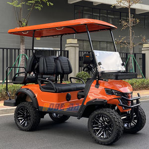 Kereta golf bertenaga gas <span class=keywords><strong>4</strong></span> tempat duduk, aksesori suku cadang Keranjang golf bertenaga surya - Product Image 2