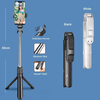Bâton de selfie de poche flexible Offre Spéciale pour Smartphones et appareils photo pliable prix direct du support de téléphone bon marché TikTok