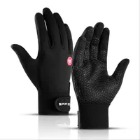 Зимние перчатки для сенсорных экранов, ветрозащитные и водонепроницаемые термоперчатки для мужчин и женщин, перчатки для велоспорта и кемпинга, зимние