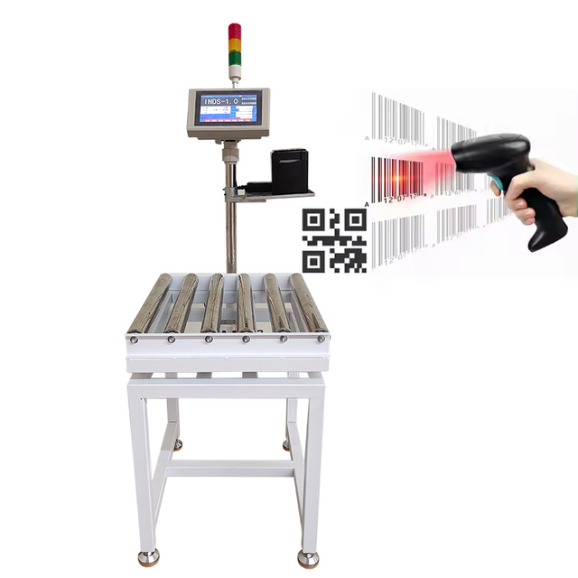 China High Quality Conveyor Roller Scale With Printer Check Weigher With LCD Weighing Indicator Automated Checkweigher