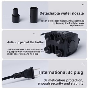 Premium Schildpaddentank met apart afval- en waterfiltratiesysteem Nieuwe filtercombinatie 2,5W 4W 7W Waterpomp - Product Image 4