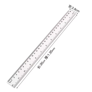 <span class=keywords><strong>Regla</strong></span> <span class=keywords><strong>Recta</strong></span> <span class=keywords><strong>de</strong></span> Plástico Transparente <span class=keywords><strong>de</strong></span> 30 cm para Coser con Pulgadas y Centímetros, Herramientas <span class=keywords><strong>de</strong></span> Enseñanza, <span class=keywords><strong>Regla</strong></span> <span class=keywords><strong>de</strong></span> Medición para Dibujo <span class=keywords><strong>de</strong></span> Estudiantes - Product Image 2