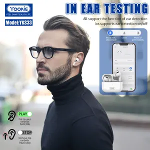 Chất lượng cao 2024 không dây Earbuds đúng Bluetooth Stereo TWS hoạt động tiếng ồn hủy bỏ tai nghe không dây với Pro 3 BT Tai nghe