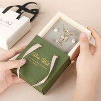 Anpassbares Logo Rosa Schuhe Pull Box Quadratische Farbe Craft Paper board Geschenk verpackung für Candle Wallet Socks Aseptic Feature