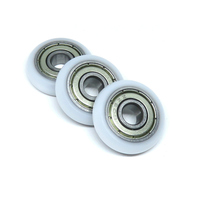 Roulettes de coffre pliantes en plastique à faible bruit 608ZZ 8x36x10mm