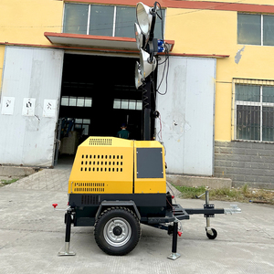 Torre de Iluminación Móvil Portátil con Sistema de Energía Solar para Construcción, Remolque de Iluminación de Bajo Precio en Venta, Torre de Luz de 3m, 5m, 9m - Product Image 4