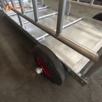 Chariot utilitaire pour élevage porcin, chariot de transport de porcelets, équipement de distribution d'aliments pour porcs, fournisseur direct d'élevages de bétail