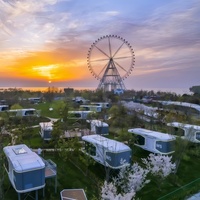 Paneles sándwich Contenedor de construcción Casas modulares prefabricadas Casa móvil Tienda Sitio China Casas pequeñas listas para enviar sobre ruedas