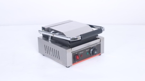 Parrilla Eléctrica Comercial de Contacto con Una Sola Placa, Ranurada por Arriba y por Abajo, de Acero Inoxidable, con Control de Temperatura - Product Image 3