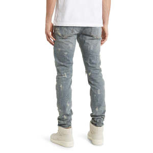 Les détails de blanchiment lavés à l'acide et les légères déchirures confèrent un style décontracté à ce jean skinny fabriqué à partir de jeans en <span class=keywords><strong>denim</strong></span> extensibles - Product Image 2
