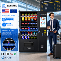 Distributeur automatique de boissons froides RUNYANG personnalisé avec accepteur de pièces pour boissons et aliments