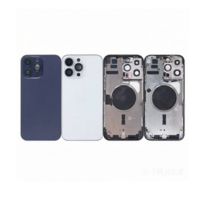 Châssis arrière de batterie pour iPhone 14 Pro Max 15 Plus, boîtier de remplacement de batterie avec petites pièces, haut-parleur et grille anti-poussière - Product Image 1