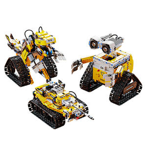 Blocs de construction en plastique télécommandés 4035, modèle de robot Wal-Li, jouet Mecha assemblé à trois variables, sans piles, lot - Product Image 5
