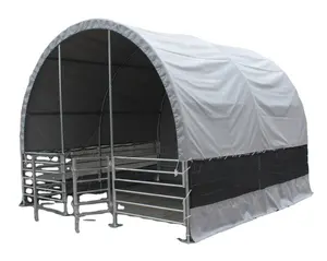 GS Pvc Goat Stable For Sales Livestock Shelter 8m Tent Animal Raising Portable Shelter