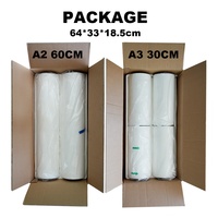 Papel de Transferencia Térmica DTF de una Cara Norman, Hojas A4 para Ropa, Material PET, Compatible con Impresoras de Inyección de Tinta Epson