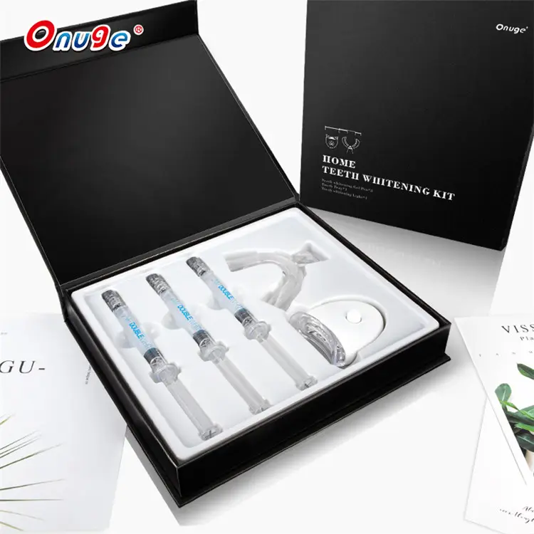 Kit de clareamento dental, kit de clareamento dental com gel + bandeja de clareamento dos dentes