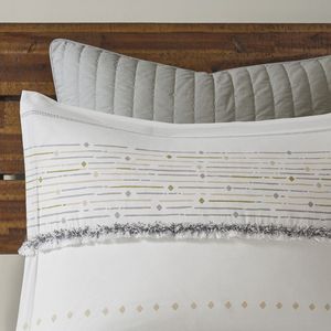 Ensemble de housse de couette de luxe DB King Size 6 pièces en coton imprimé 3D tissé personnage géométrique plante scénique garnitures de Noël incluses - Product Image 4
