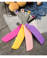 Spatule en silicone monobloc pour pâtisserie, crème, salade, confiture et mélange domestique