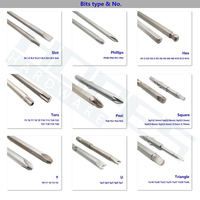 Tournevis électrique S2 Embouts carrés Robertson SQ0 SQ1 SQ2 SQ3 Longueur 40 60mm 800 801 802 4/5/6 mm Outils à tige ronde