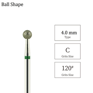 Fresa per Unghie a Forma di Sfera con Logo Personalizzato, Punte Diamantate Premium per Manicure e Lucidatura della Pelle Morta - Product Image 6