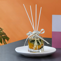 Décoration intérieure Hôtel Bureau Verre Vente en gros Fleur Reed Diffuseur Luxe