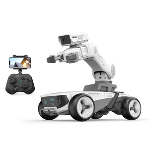 2.4G Rechargeable <b>Remote</b> <b>Control</b> Transforming <b>Robot</b> Car 360° Rotating RC Stunt Toy for Kids with Gift Box - Product Image 1