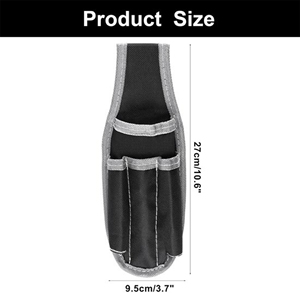 Heavy Duty 600D Oxford <b>Tool</b> Waist Pouch Portable Electrician Belt Bag with Multi-Pockets Industrial Drill & Screwdriver Holder - Product Image 2