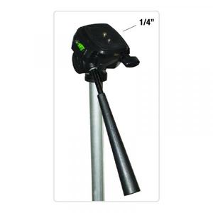 METRICA-TRÉPIED EN ALUMINIUM 60596 ROBUSTE AVEC POIGNÉE/SUPPORT-ACCESSOIRES DE MESURE LASER EAN 8001066605965 - Product Image 2
