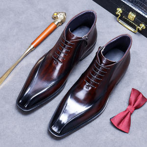 Zapatos Oxford de Cuero Genuino para Hombre, Estilo Italiano, de Lujo, Hechos a Mano, Diseño Atemporal - Product Image 3