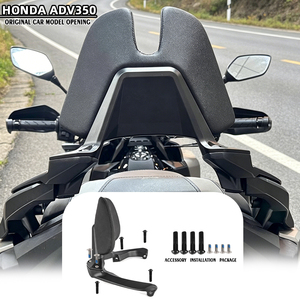 Adatto per la moto Honda ADV350. Sedile Posteriore Alluminizzato per Personalizzazione FORZA NSS350, Comfort del Passeggero con Schienale - Product Image 4