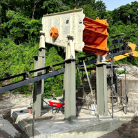 Séparateur vibrant circulaire en acier à 3 étages pour tamisage de ciment, pierre, gravier et minerai avec contrôle PLC