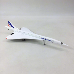 Modèle d'avion en métal moulé sous pression Air <span class=keywords><strong>France</strong></span> Concorde à l'échelle 1/200 <span class=keywords><strong>de</strong></span> 30 cm, cadeau <span class=keywords><strong>de</strong></span> collection avec trains d'atterrissage - Product Image 6