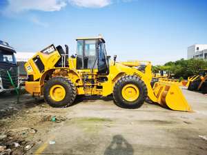 รถตักล้อยางมือสองราคาถูก ยี่ห้อแคตเตอร์พิลล่าร์ CAT966H เครื่องยนต์ 194 กิโลวัตต์ รถตักหน้าขุดหลัง พร้อมมอเตอร์และเกียร์ รับน้ำหนักได้ 6 ตัน - Product Image 2