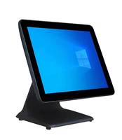 Недорогой сенсорный POS-терминал с 15-дюймовым экраном, все в одном, с Windows 10, SSD 32 ГБ, гарантия 1 год
