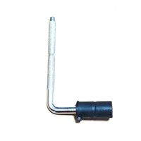 L-shaped Metal Connecting Rod Electronic Drum Clamping Arm Bracket for Kicking Pedals and Percussion Instruments.