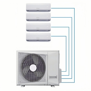 Thương hiệu Nhà sản xuất sử dụng nhà 24000BTU đa chia biến tần sưởi ấm làm mát không khí xử lý ánh sáng thương mại điều hòa không khí - Product Image 2