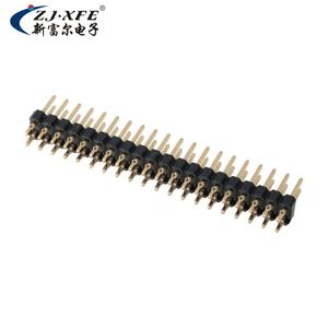 หัวต่อพินชุบทองแบบตัวผู้ ระยะพิทช์ 2.54 มม. แบบสองแถว พร้อมตัวดันออก สำหรับ PCB แบบ DIP ตรง - Product Image 3