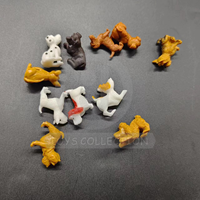 Vente en gros Ornement Chien Mignon Pvc Mini Animal Jouet Capsule Fidget Cadeau de Fête pour Enfants pour Distributeur Automatique