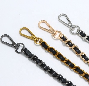 Accesorios al por mayor para correas de hombro de <span class=keywords><strong>bolsos</strong></span>: Cadena metálica <span class=keywords><strong>y</strong></span> herrajes de cuero para <span class=keywords><strong>bolsos</strong></span> <span class=keywords><strong>y</strong></span> carteras - Product Image 6