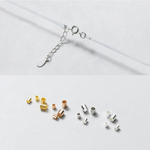 Accesorios <span class=keywords><strong>de</strong></span> joyería <span class=keywords><strong>de</strong></span> plata <span class=keywords><strong>de</strong></span> ley S925, accesorios chapados en oro rosa, Conector <span class=keywords><strong>de</strong></span> cuentas <span class=keywords><strong>de</strong></span> crimpado <span class=keywords><strong>de</strong></span> extremo <span class=keywords><strong>de</strong></span> <span class=keywords><strong>1</strong></span>,5mm y 2mm para fabricación <span class=keywords><strong>de</strong></span> joyas DIY - Product Image 1