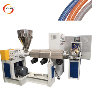 Şeffaf Pvc bahçe hortumu ekstruder yapma makinesi/Pvc Fiber donatılı hortum su borusu ekstrüzyon üretim hattı - Product Image 1