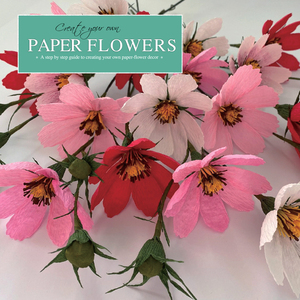 Custom Kids DIY <strong>Paper</strong> Flower <strong>Making</strong> <strong>Kit</strong> Make Your Own <strong>Paper</strong> Flower Toys Set Creative Children Arts and Crafts - Product Image 3