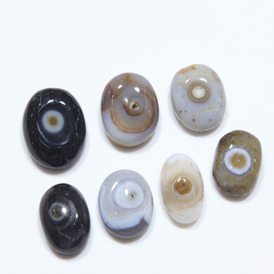 Agate Sulemani ovale lisse taillée en cabochon, pierre précieuse naturelle en vrac 20-28mm pour la fabrication de bijoux, article fait main FF JEWELLERS Model - Product Image 1
