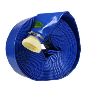 Tưới tiêu nông nghiệp DH bơm linh hoạt xả nước PVC vàng/xanh/đỏ nằm phẳng Hose/Ống/ống