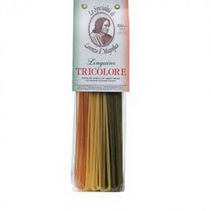 Linguine Multicoloured Unrefined Durum <b>Wheat</b> <b>Pasta</b> 250g X 8 in Bag-Lorenzo Il Magnifico G.250X8 - Product Image 1