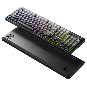 EWEADN V104 Teclado de membrana PBT de 104 teclas USB Escritura silenciosa Impresión de logotipo personalizado Nuevo teclado para juegos de ordenador portátil de oficina <span class=keywords><strong>Precio</strong></span> de fábrica - Product Image 1