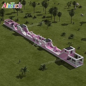 100m chất lượng tuyệt vời Inflatable trở ngại tất nhiên ở một mức giá tốt được thực hiện tại nhà máy Trung Quốc nhà sản xuất Nhà cung cấp cho ngoài trời trong nhà - Product Image 1