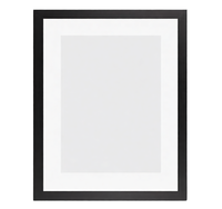 Cadre d'affichage rectangulaire vertical Americanflat 26x32 en plexiglas poli, impression UV/sérigraphie, pour passe-partout 22x28, affichage 26x32