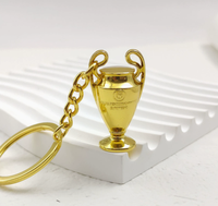 Porte-clés trophée en alliage de zinc 2026, petit pendentif de football, souvenir pour les fans du Brésil, d'Argentine et d'Allemagne