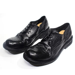 جوديير اليدوية مخيط مريح الرجال ديربي اللباس أحذية لينة جلد العجل الأصلي Wingtip البروغ الأحذية عارضة الذكور - Product Image 3